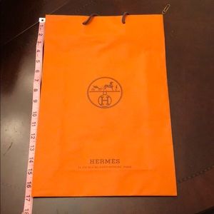 Hermes - Authentic Shopping Bag (17” x 11”)